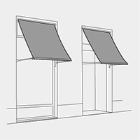 Drop Arm Awnings